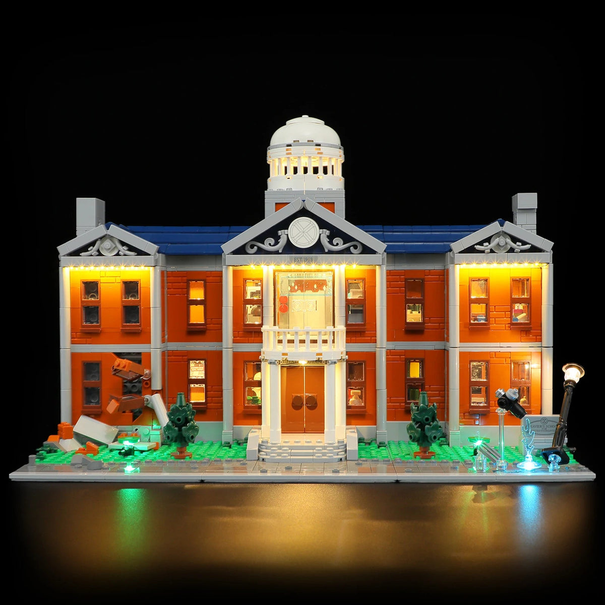 Yearicks compatible with LEGO building block lighting 76294 Xavier Genius Youth School LED decorative lighting