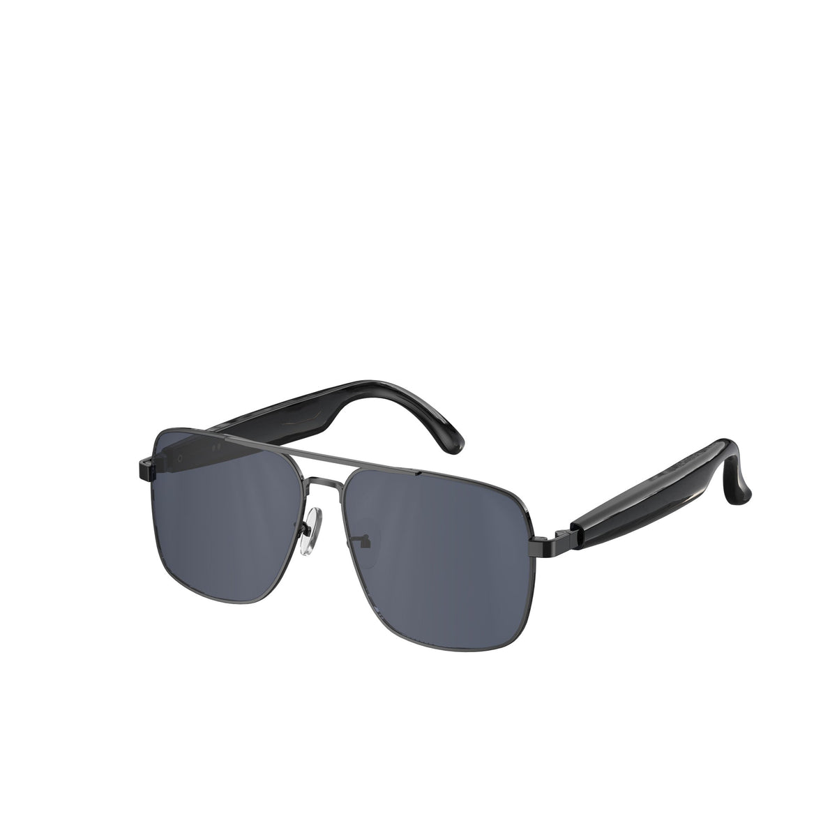 Smart AI Bluetooth Sunglasses Open Ear Audio, Polarized Sun Protection Glasses For Motorcycle Driving Cycling Hands Free Phone Call Music Playback