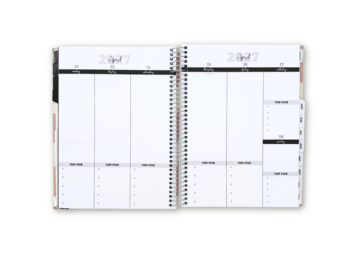 2027 Strawberry Fields Weekly Planner Basic Bundle