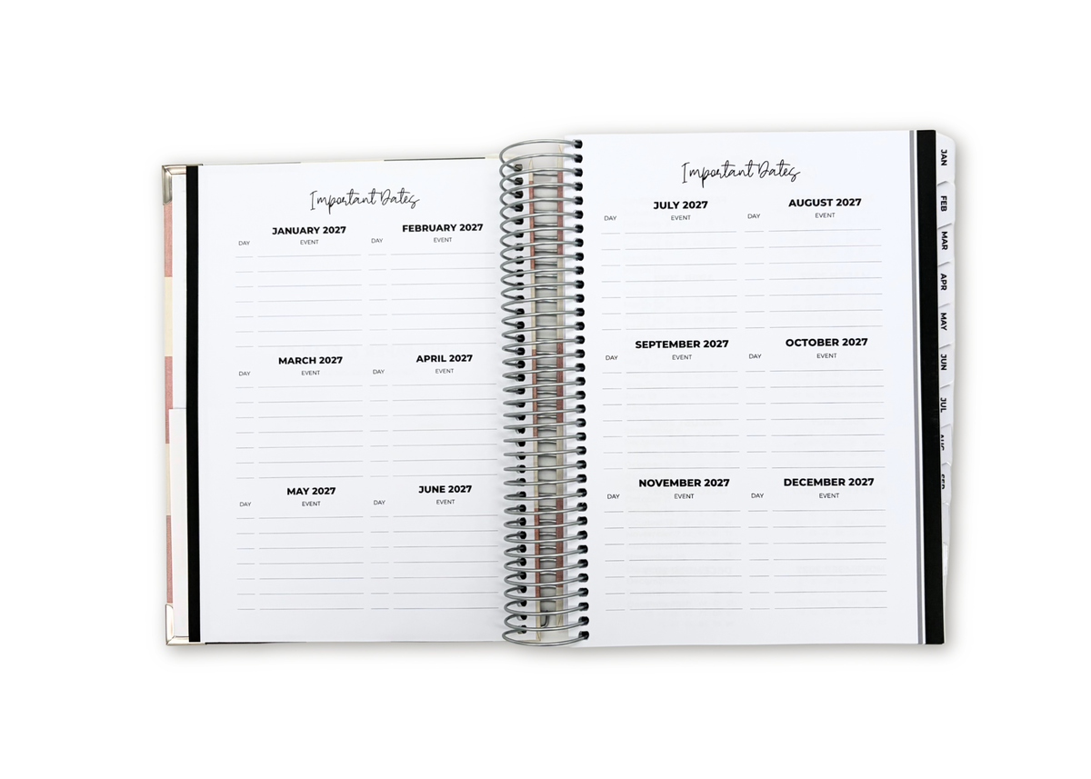2027 Wildflower Daily Planner