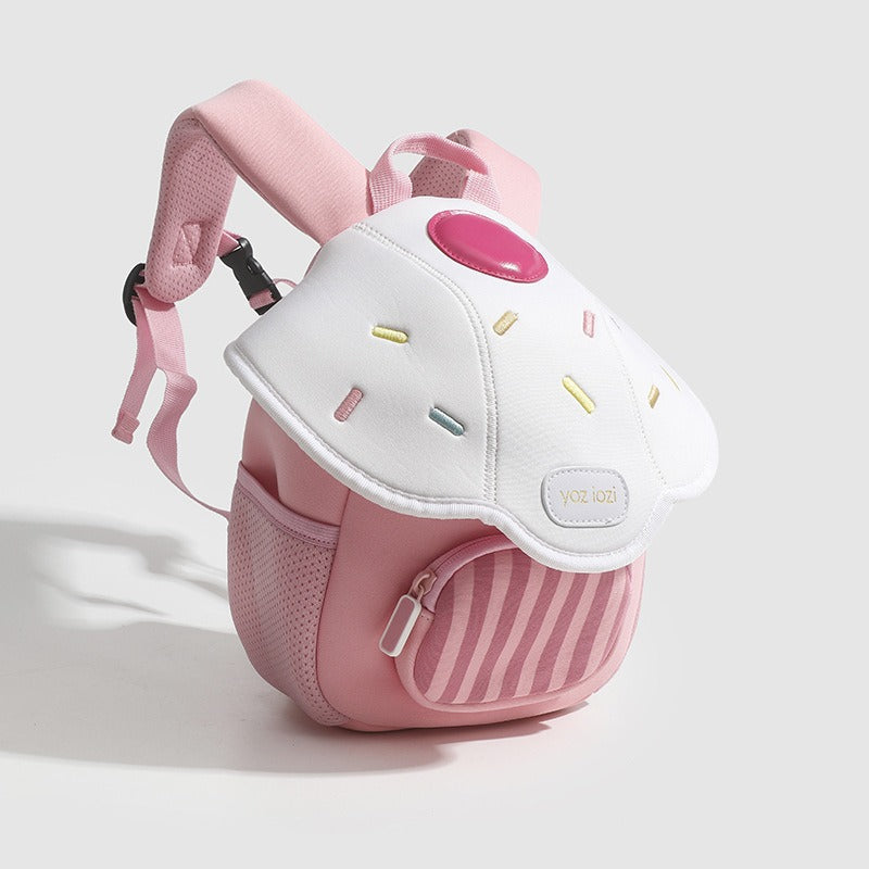 New Design Mini Cute Mushroom Backpack Kindergarten Popular Cute Baby Series Children's Small School Bag Trendy