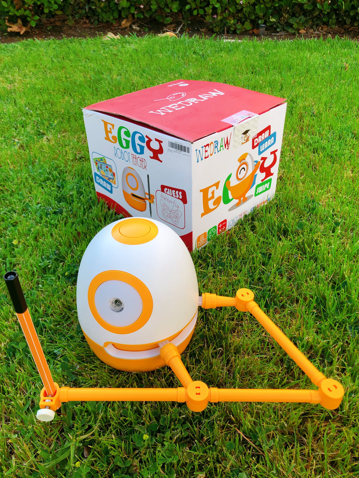 Eggy Robot Teacher We DRAW Educational Robots Preschool Learning Drawing 3+(1 boxes of cards)