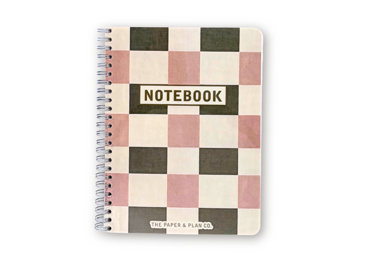 Checkered Notebook