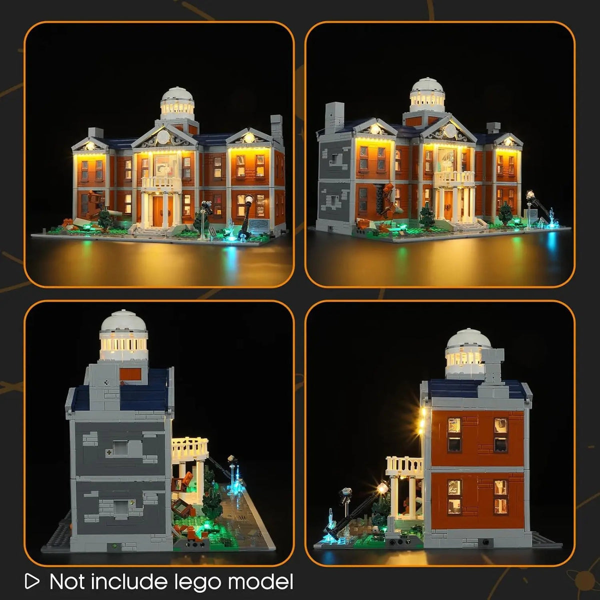 Yearicks compatible with LEGO building block lighting 76294 Xavier Genius Youth School LED decorative lighting