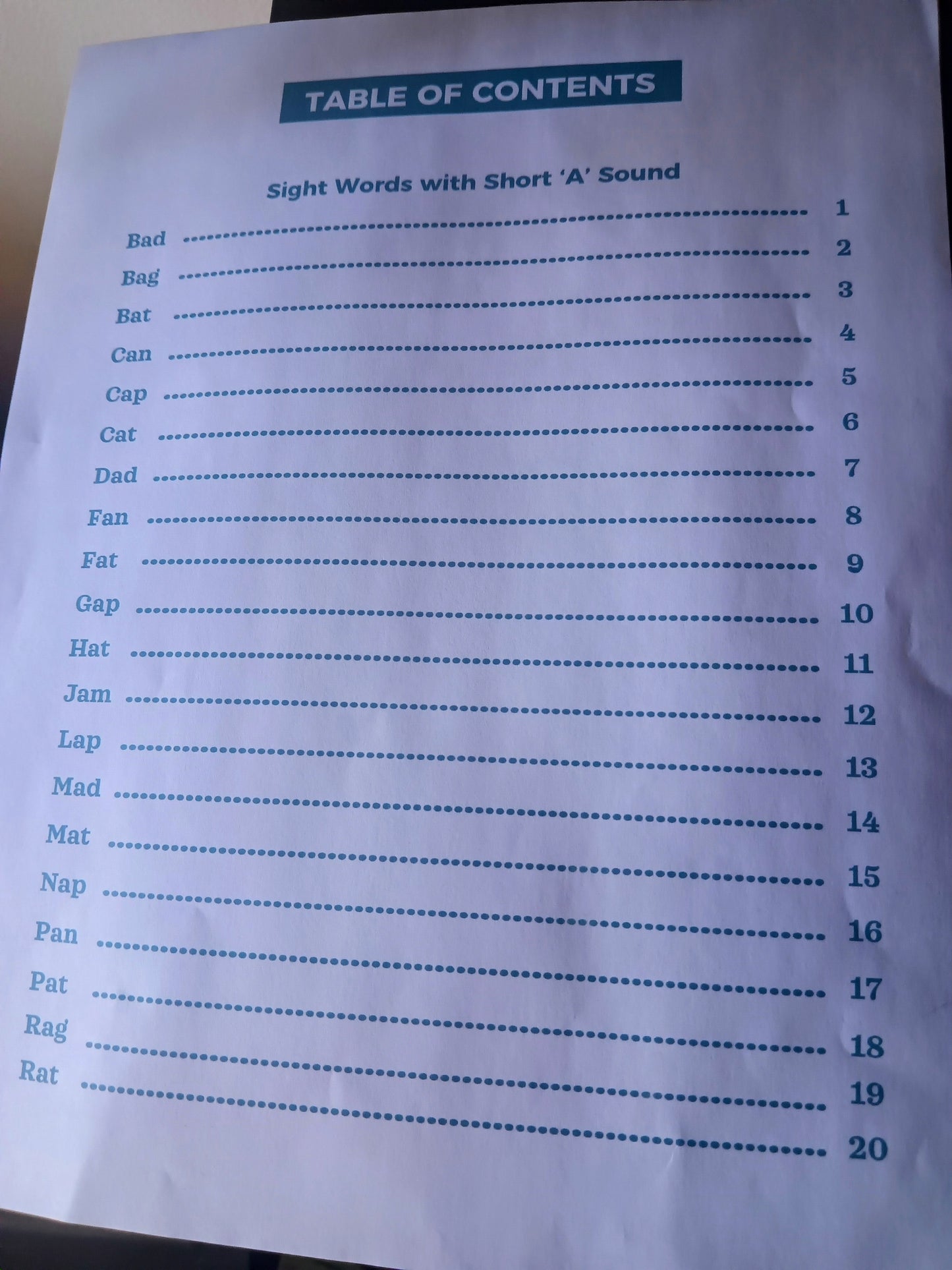 Paperback - Look Mommy, I Can Read This Word! - Vol. 1 Sight Words for (K-2nd Grade) & ESL - Short "A" Sound