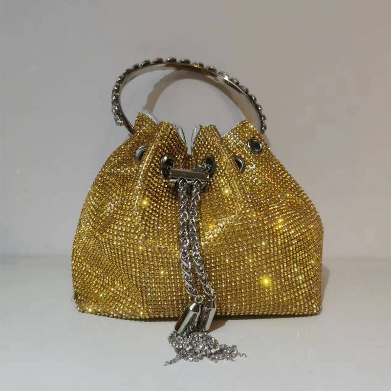 Women's Heron Live Streaming On Tassel Rhinestone Shoulder Bags