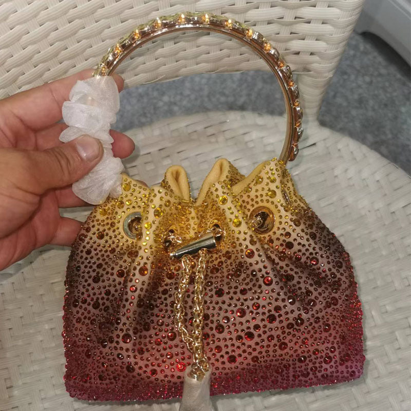 Women's Elegant Popular Shiny Diamond Rhinestone Full Shoulder Bags