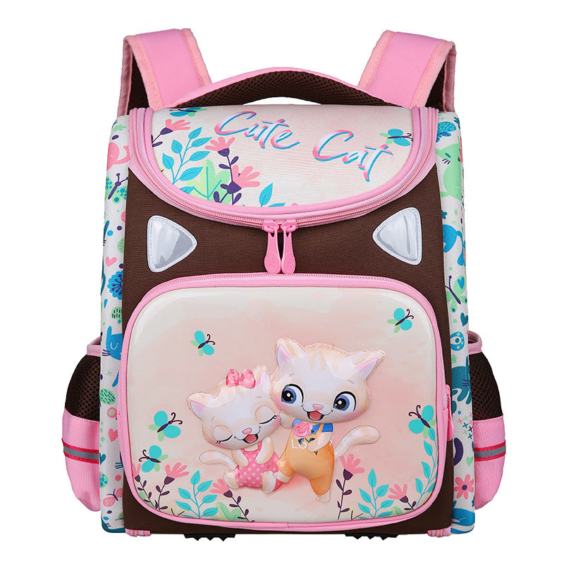 Primary Full Open Hard Shell Cartoon Elementary School Students' Schoolbags