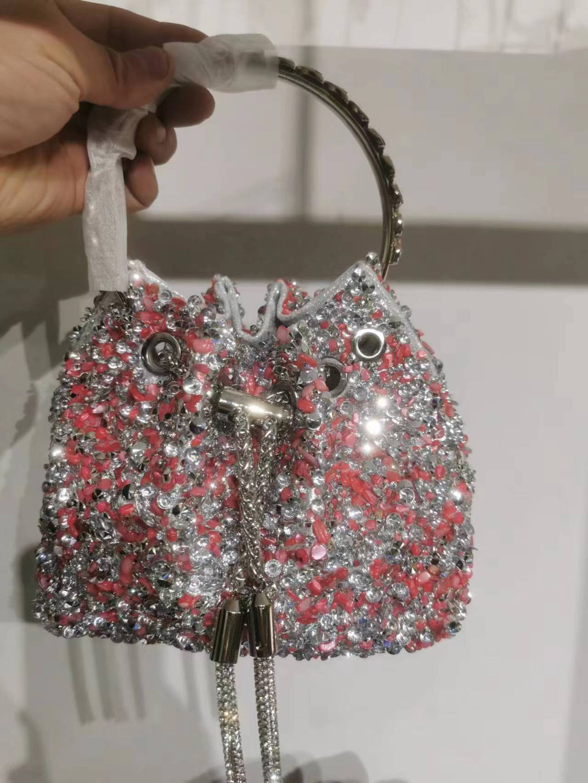 Women's Heron Live Streaming On Tassel Rhinestone Shoulder Bags