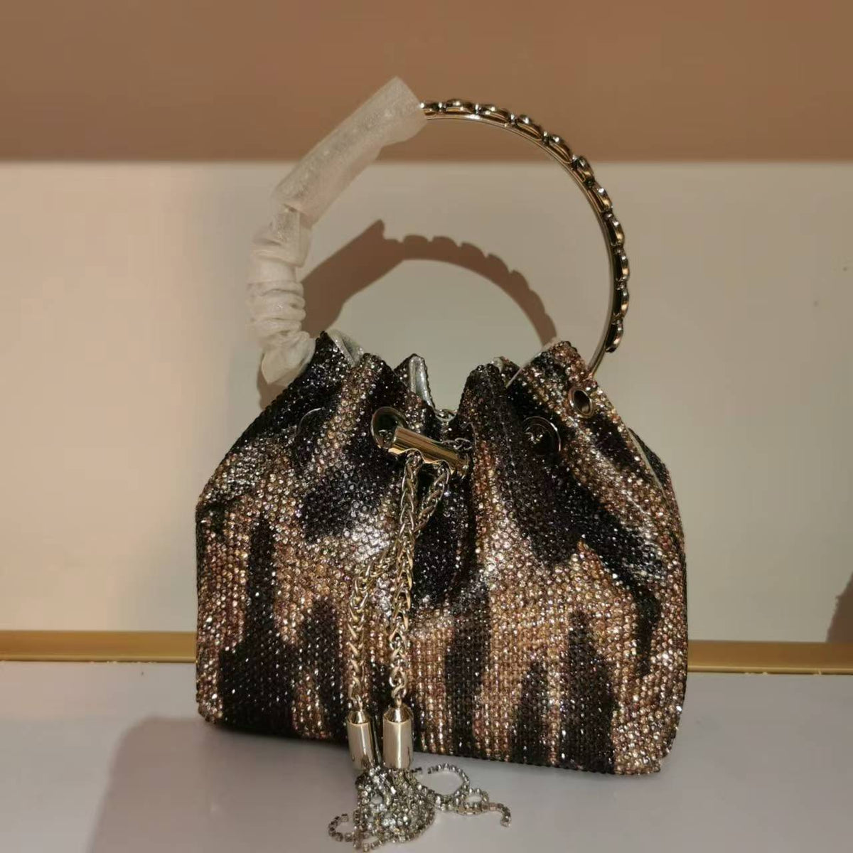 Women's Heron Live Streaming On Tassel Rhinestone Shoulder Bags