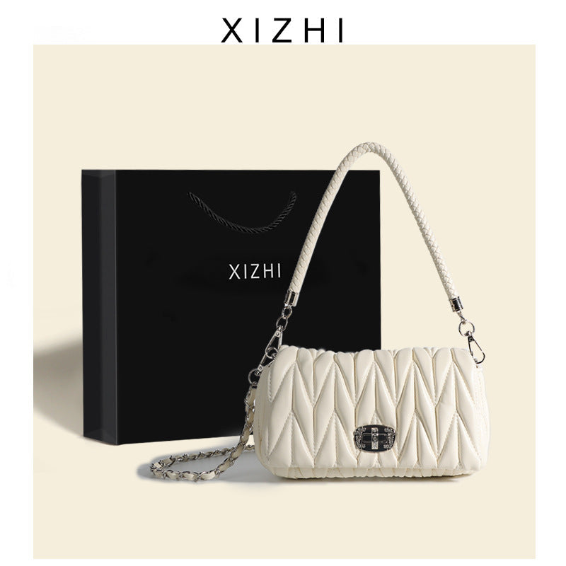 Women's Niche High-grade Western Style Underarm Simple Shoulder Bags
