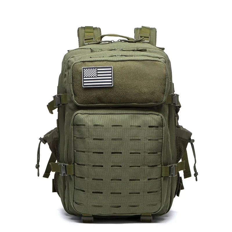 25L/50L Tactical Backpack Bag Hunting MOLLE Backpack GYM For Men EDC Outdoor Hiking Rucksack Witch 2 Bottle Holders