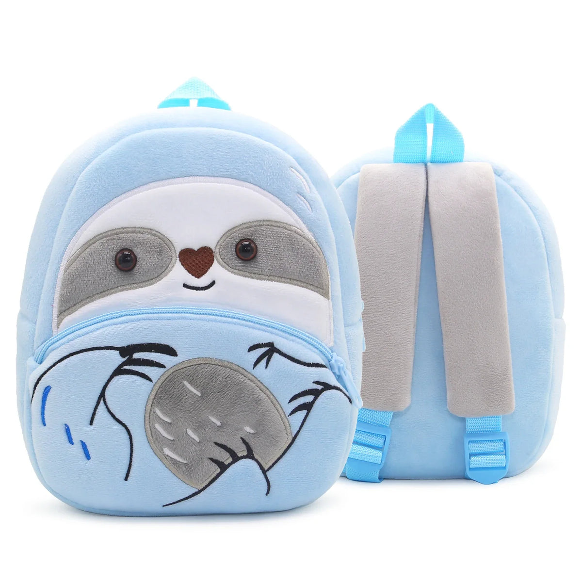 Cute Cartoon Animal School Bags – Plush Backpack for Kindergarten Kids, Boys & Girls