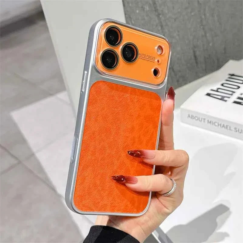 Luxury Matte Leopard design PU Leather Phone Case For iPhone 18 Pro Max Shockproof Cover