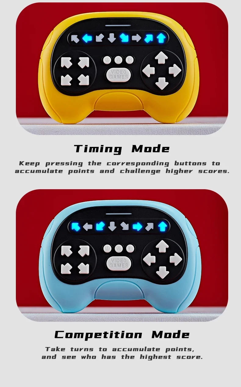 Fast Music Rhythm Quick Push Game - Finger Dance Handheld Game for Hand-Eye Coordination - Halloween/Thanksgiving/Christmas Gift