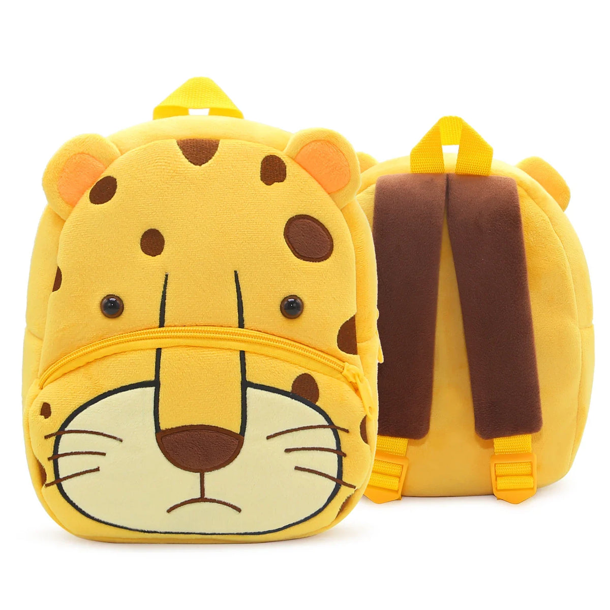 Cute Cartoon Animal School Bags – Plush Backpack for Kindergarten Kids, Boys & Girls