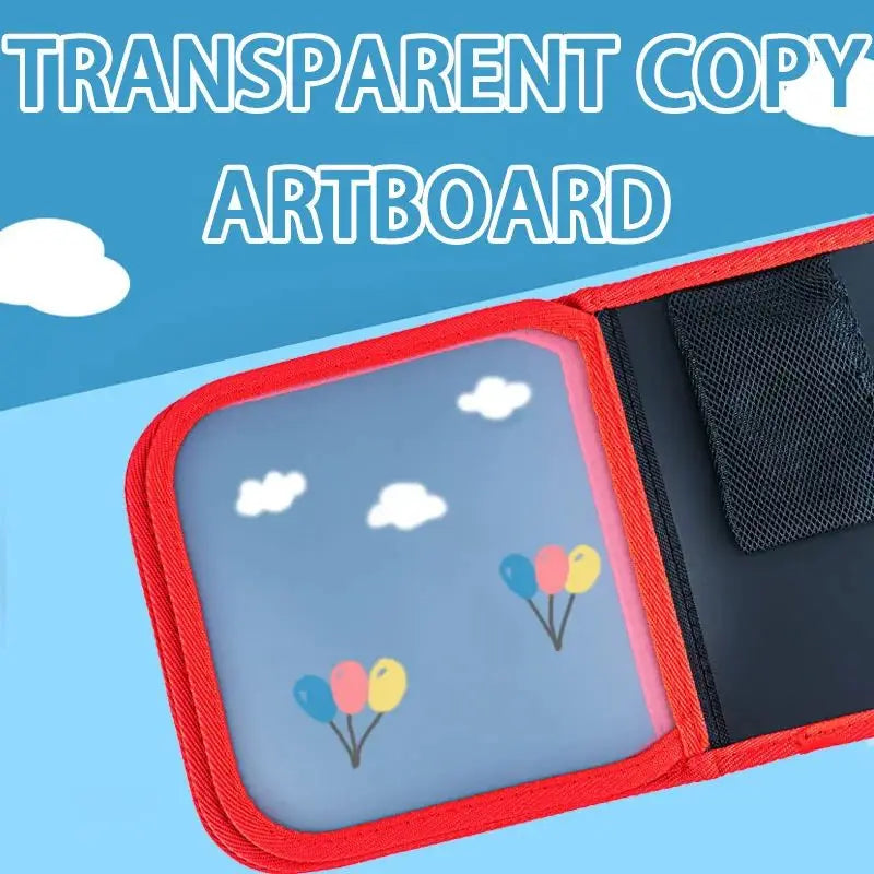 Erasable Doodle Book for Kids – Reusable Drawing Pads with 12 Watercolor Pens, Preschool Toy for Writing and Painting, Travel-Friendly Set