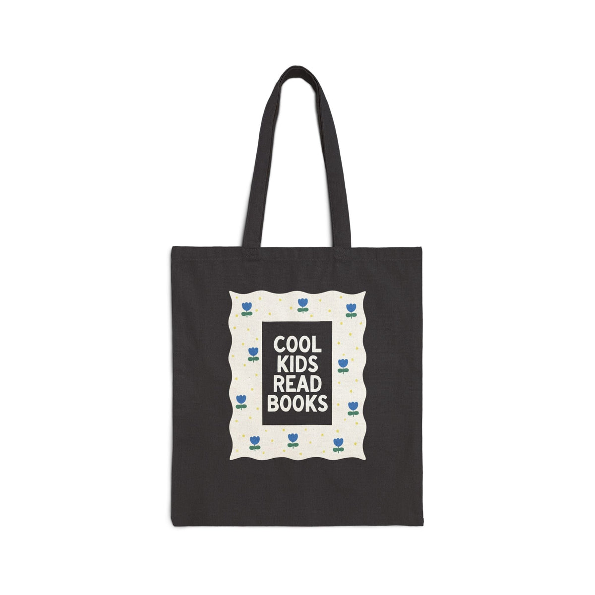 Cool Kids Read Books Maximalist Flower Tote Bag