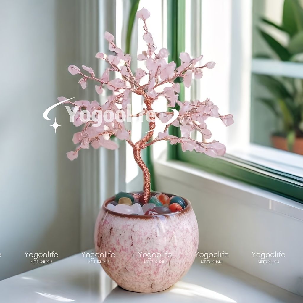 Crystal Tree Ceramic Ornament