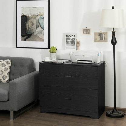 2-Drawer Lateral File Cabinet with Adjustable Bars for Home and Office