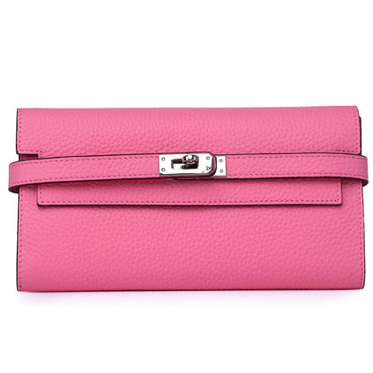 Women's Fashion Classic Lychee Pattern Cowhide Clutch Ladies Wallets