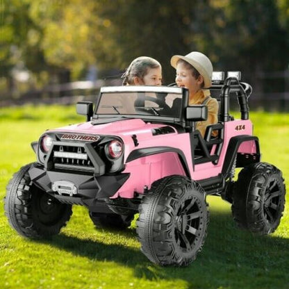 2-Seater 24V Electric Ride-On Truck for Kids with Bluetooth and 2x200W Motors - 87 Exciting Features!