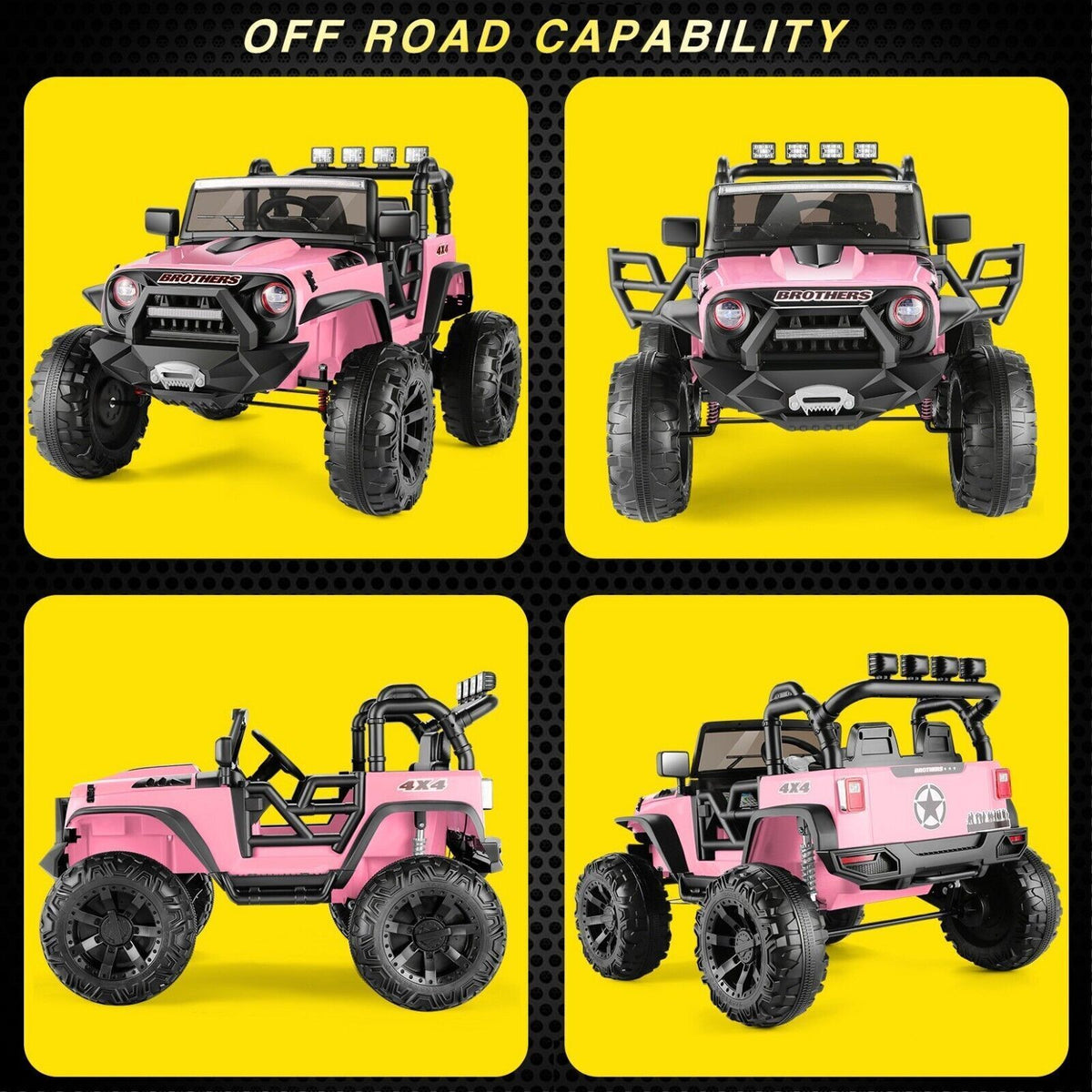 2-Seater 24V Electric Ride-On Truck for Kids with Bluetooth and 2x200W Motors - 87 Exciting Features!