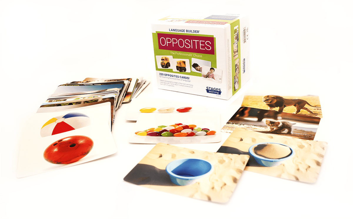 Language Builder: Opposites Cards