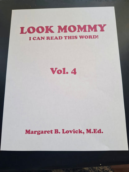 Look Mommy, I Can Read This Word! – Volume 4: Short O (Paperback)