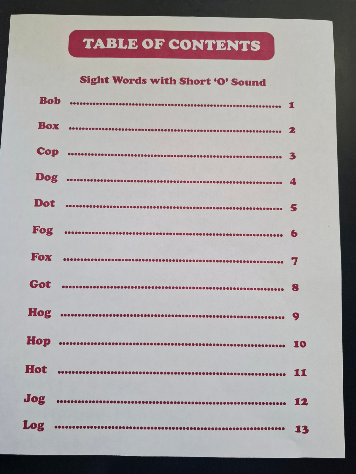 Look Mommy, I Can Read This Word! – Volume 4: Short O (Hardcover)