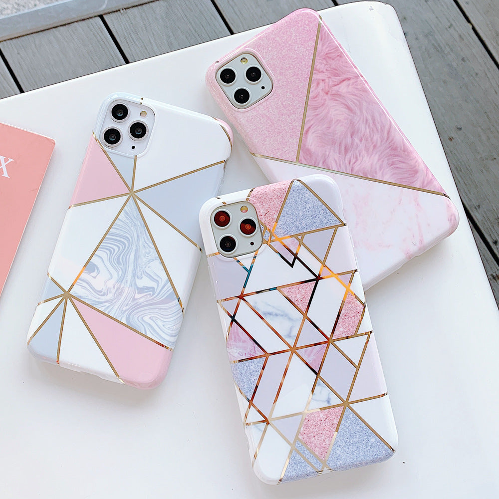 Geometric mosaic phone case