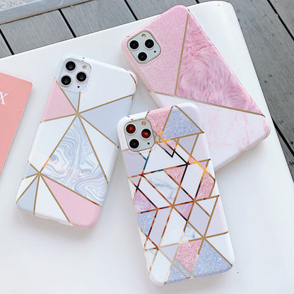 Geometric mosaic phone case