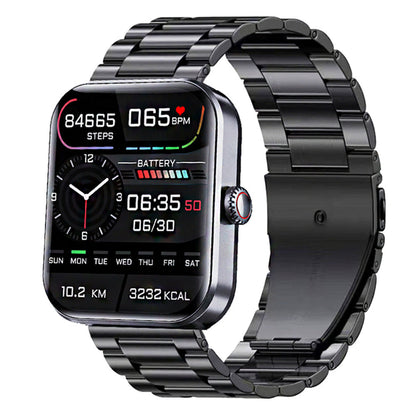 Smart Watch with Heart Rate, Blood Pressure, Body Temperature Monitoring, Sleep Tracking, Step Counter,