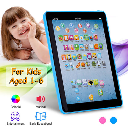 Baby Learning Tablet Educational Mini Pads Toys Touch Learn Toddler Tablet For ABC Numbers Words Gift For Boys Girls Aged 1-6 Year Old Kids