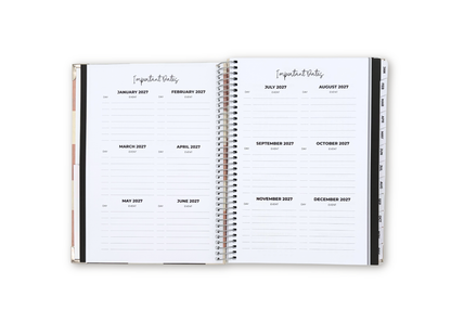 2027 Wildflower Weekly Planner