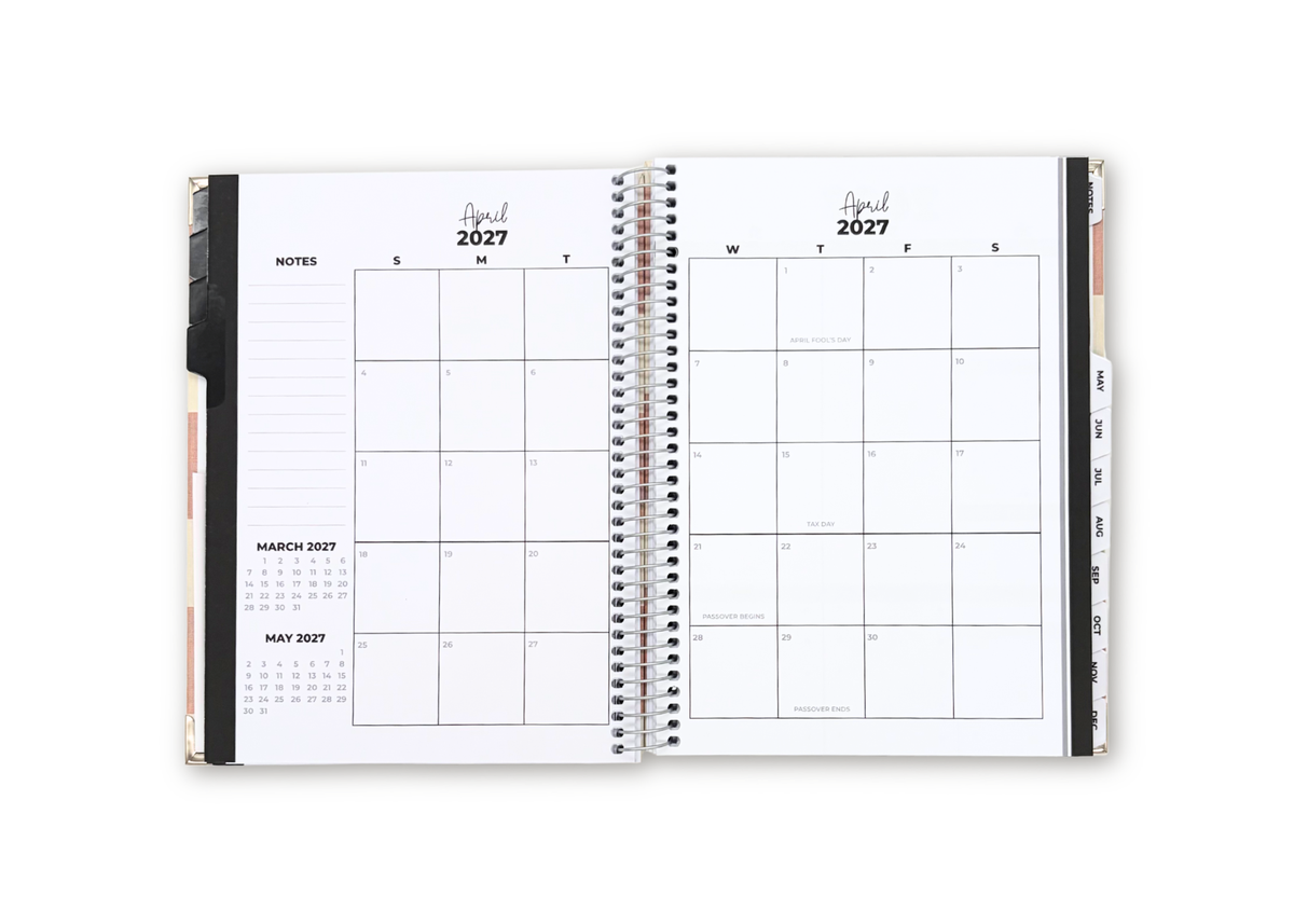 2027 Metal Flake Weekly Planner