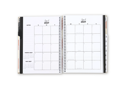 2027 Checkered Weekly Planner Basic Bundle