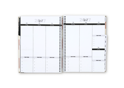 2027 Metal Flake Weekly Planner