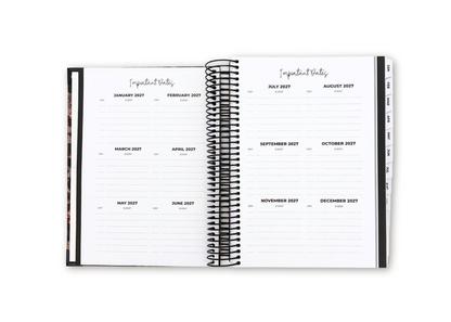 2027 Velvet Floral Daily Planner Basic Bundle
