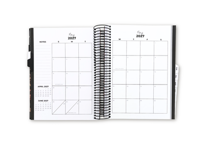 2027 Velvet Floral Daily Planner