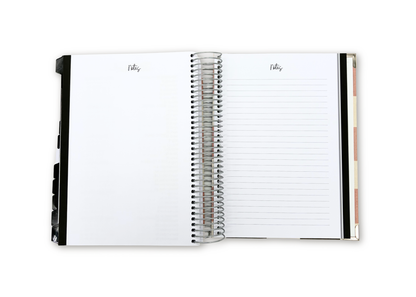 2027 Checkered Daily Planner