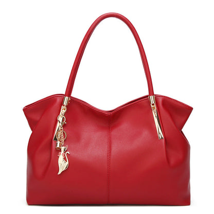 Women's Leather Elegant Graceful Lightweight Large Capacity Handbags