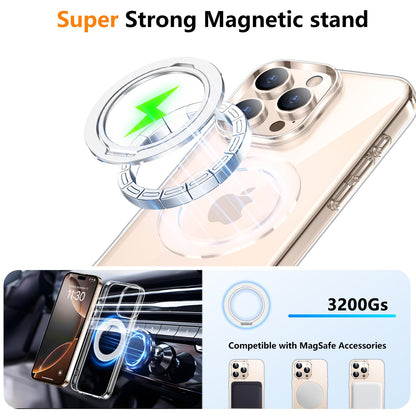 [Like New] Temdan 6.9-Inch Clear Kickstand Case for iPhone 16