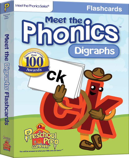 Meet the Phonics - Digraphs - Flashcards by Kathy Oxley