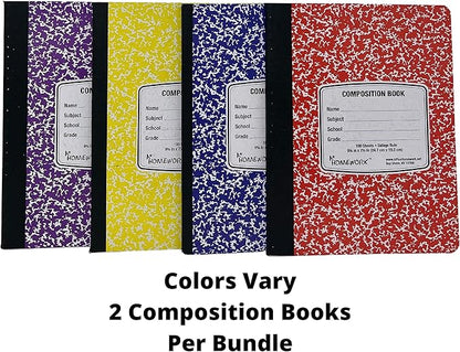 College Ruled Back to School Essential Supply Kit Bundle for Middle, High School and College: Binder, Mechanical Pencils, Sharpies, Pens, Highlighters, Folders, Note Books and More 55+ items