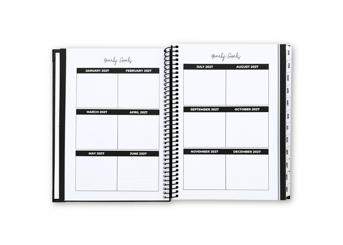 2027 Velvet Floral Weekly Planner