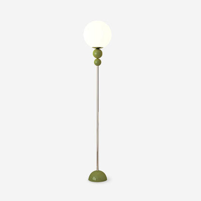 Modern Floor Lamp Metal Glass Standing Light for Living Room