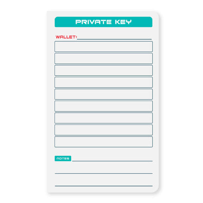 Stonebook® Crypto Seed Phrase Notebook