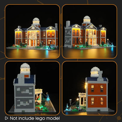 Yearicks compatible with LEGO building block lighting 76294 Xavier Genius Youth School LED decorative lighting