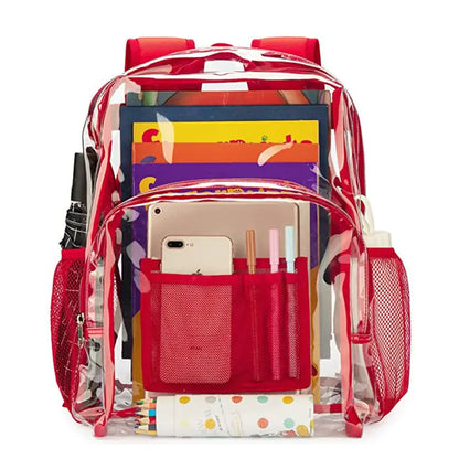 Transparent Large Capacity Waterproof Schoolbag Backpack